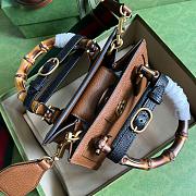 GG Diana Mini tote Brown 20cm - 2