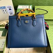 GG Diana Medium Tote Darkblue 35cm - 1