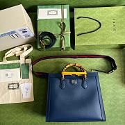 GG Diana Medium Tote Darkblue 35cm - 3