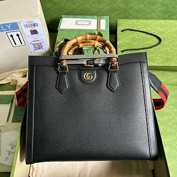GG Diana Medium Tote Black 35cm