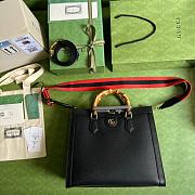 GG Diana Medium Tote Black 35cm - 3