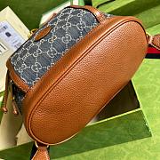 GG Backpack Denim Blue 26.5cm - 4