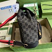 GG Backpack Denim Black 26.5cm - 2