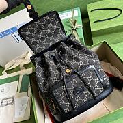 GG Backpack Denim Black 26.5cm - 3