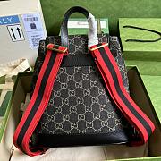 GG Backpack Denim Black 26.5cm - 4