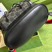 GG Backpack Denim Black 26.5cm - 5