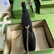 GG Marmont Halfmoon shaped mini bag Black 21cm - 6