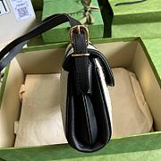 GUCCI GG Medium Shoulder Bag White 27cm - 6