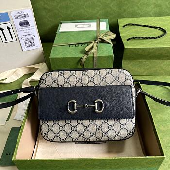 GUCCI 1955 Horsebit Small shoulder bag 22.5cm