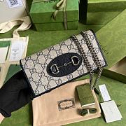 GUCCI 1955 Horsebit wallet with chain 19CM - 1