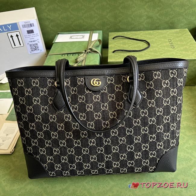 Gucci Denim Medium Tote 38CM - 1