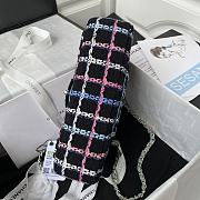 CHANEL Tweed Quilted Medium Rectangular Flap - 6