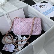 CHANEL Tweed Quilted Mini Rectangular Flap  - 5