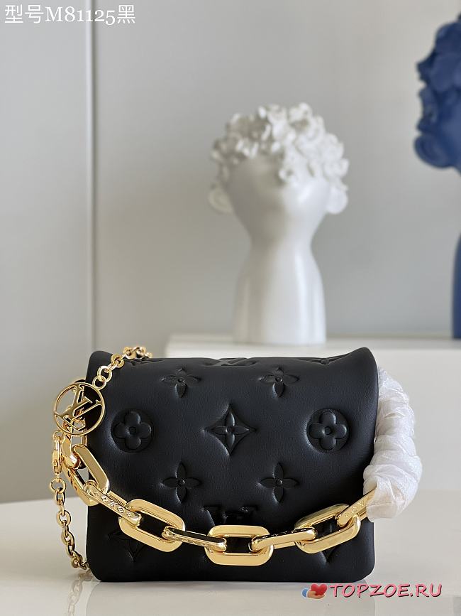  LV Belt Coussin Lambskin 13cm - 1