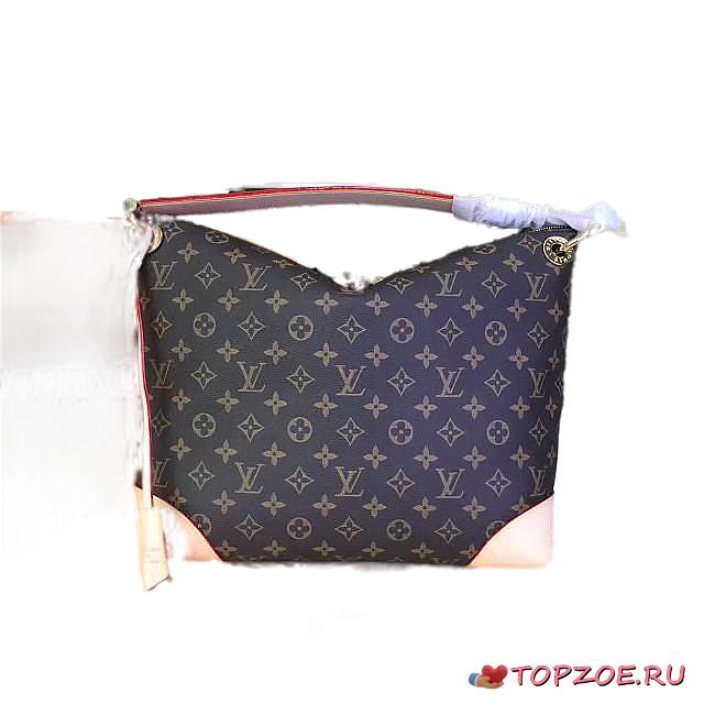 LV  Berri Handbag Monogram Canvas PM 35CM - 1