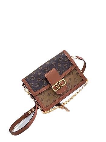 LV DAUPHINE MM MONOGRAM REVERSE M44391 25cm