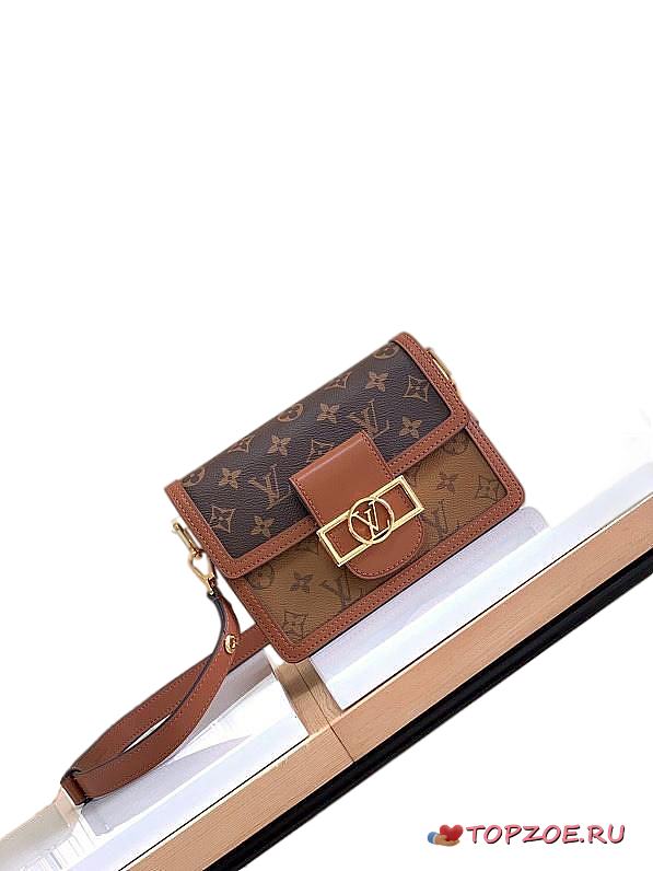 LV MINI DAUPHINE TAN CALFSKIN M44580 20cm - 1