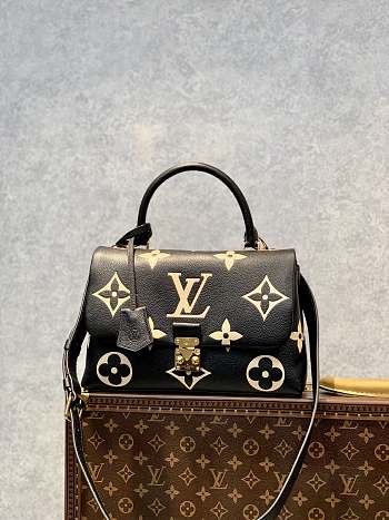 LV MADELEINE MM M45976 Monogram Empreinte Black 30cm