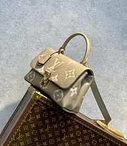 LV MADELEINE MM M45976 Monogram Empreinte Grey 30cm   - 5