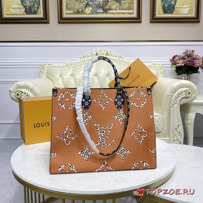 LV ONTHEGO M44674 ORANGE 41CM - 1