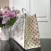 LV ONTHEGO BAG M44570 GREEN 41CM - 4