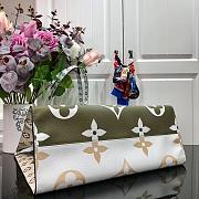 LV ONTHEGO BAG M44570 GREEN 41CM - 6
