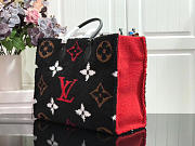 LV ONTHEGO Giant Teddy BAG M55421 BLACK 41CM - 3