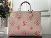 LV ONTHEGO MM PINK M45717 SIZE 35 CM - 4