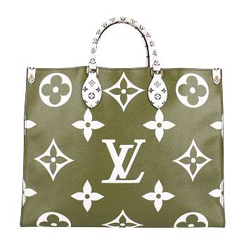 LV ONTHEGO BAG M44570 GREEN 41CM