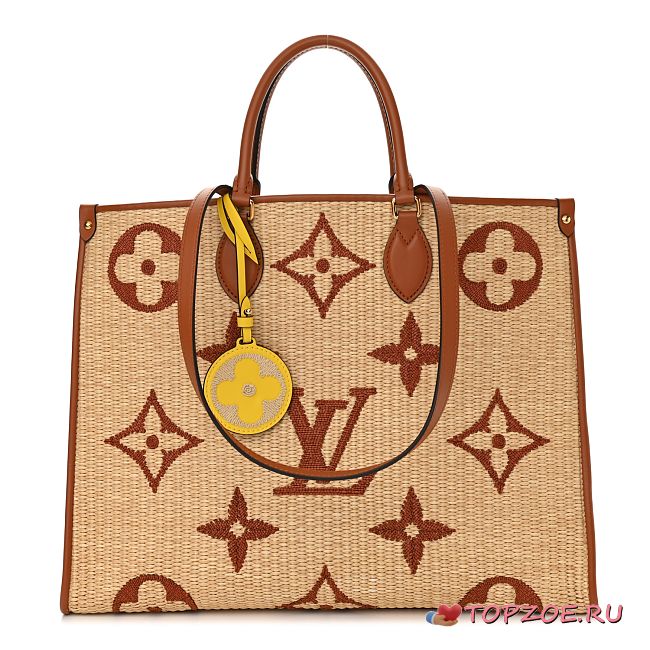 LV ONTHEGO GM TAN M57644 SIZE 41 CM - 1