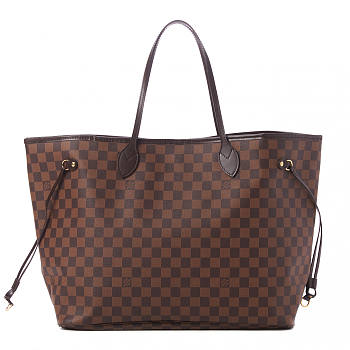 LV Damier Ebene NEVERFULL GM CHERRY 41CM