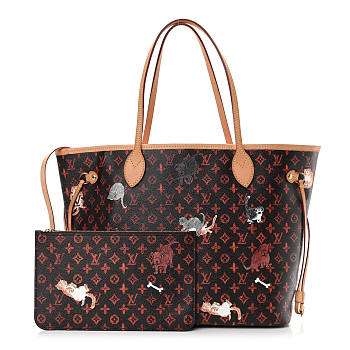 LV Catogram Neverfull MM Marron 32CM