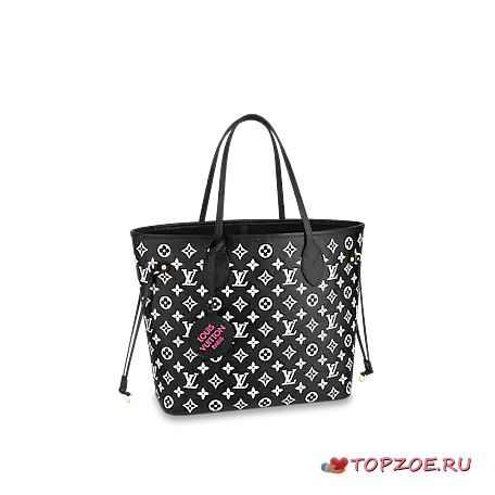 LV NEVERFULL MM M46102 BLACK 31CM - 1