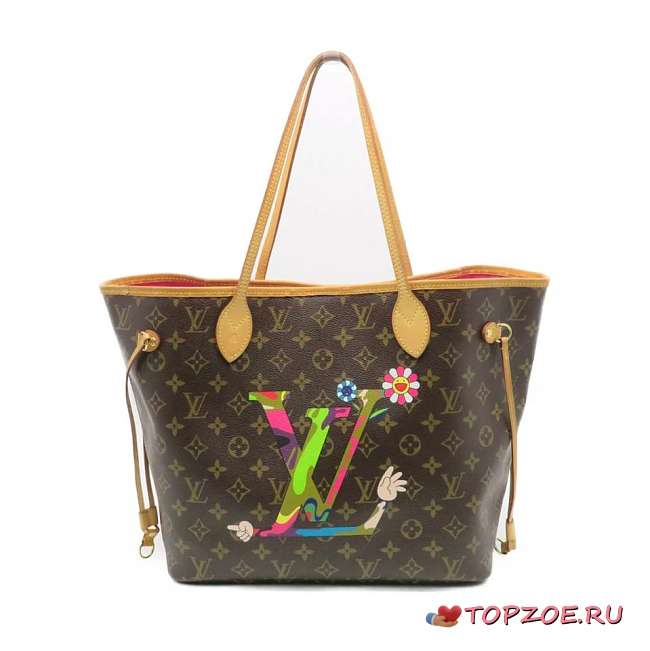 LV NEVERFULL Takashi Murakami MM 32cm - 1