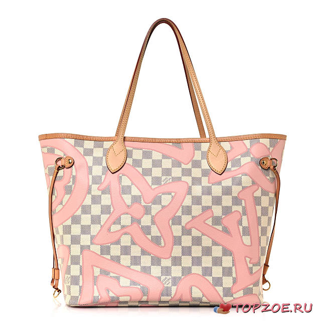 LV Damier Azur Tahitienne Neverfull MM  - 1