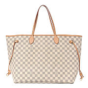 LV NEVERFULL DAMIER AZUR NEO GM BEIGE - 1