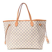 LV Damier Azur Neo Neverfull GM Rose Ballerine - 1