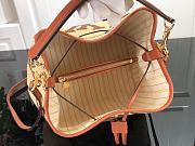 LV Unisex NéoNoé MM Bucket Sustainable Raffia-Like Woven Textile Cowhide - 5