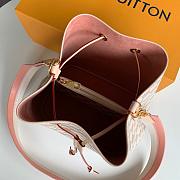 LV NÉONOÉ MM WITH BRAIDED HANDLE DAMIER AZUR N40344 - 6