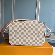 LV NÉONOÉ MM WITH BRAIDED HANDLE DAMIER AZUR N40344 - 5