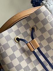 LV NÉONOÉ MM WITH BRAIDED STRAP DAMIER AZUR N50042 - 6