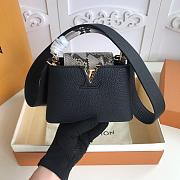 LV Capucines Mini Python Handle Flap N97074 - 6