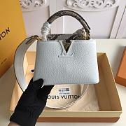 LV Capucines Mini Python Handle Flap N97074 - 4