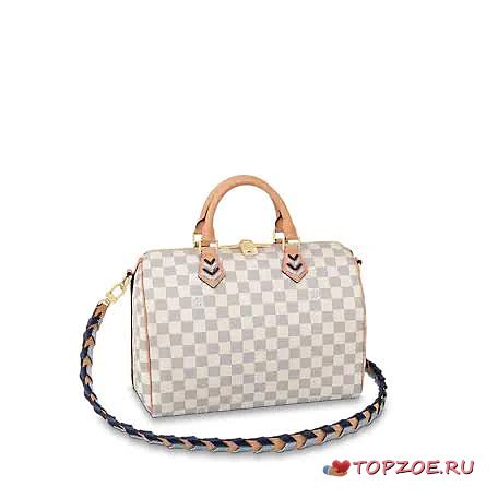 LV SPEEDY BANDOULIÈRE 30 DAMIER AZUR N50054  - 1