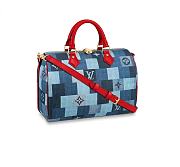 LV SPEEDY BANDOULIÈRE 30 DAMIER DENIM M45041 - 1