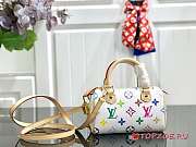 LV BLACK & MULTICOLOR MINI HL SPEEDY M92645 SIZE 15.5 CM - 3