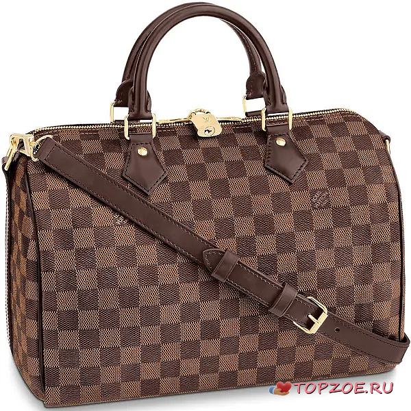 LV SPEEDY BANDOULIÈRE 30 DAMIER EBENE N41367 - 1