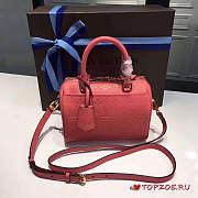 LV SPEEDY Empreinte Monogram Giant Speedy Bandouliere 20  - 4