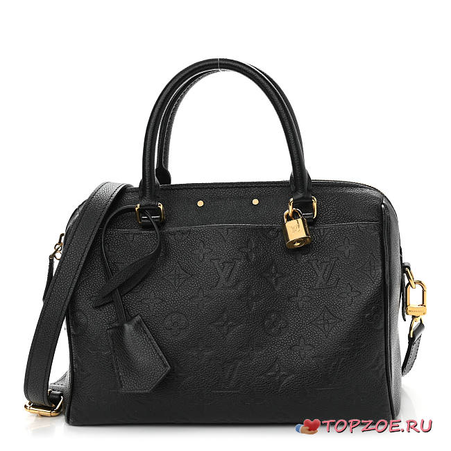 LV SPEEDY Bandoulière 25 NOIR  - 1