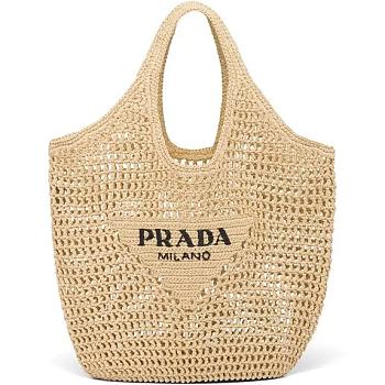 Prada Raffia Tote Bag 1BG424